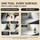 Mold Stain Remover Gel Cleaner – Extra Thick Non-Drip Formula for Washing Machine Gasket, Shower Grout, Tile, Caulk & Bathroom Seal – No-Scrub Professional Strength – Unscented