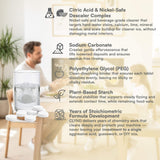 Ice Machine Cleaner Tablets – Deep Cleaning Descaler for Countertop & Commercial Ice Makers | Removes Limescale, Odor & Mineral Buildup | Odor-Free Formula (24 Tablets)