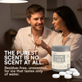 Ice Machine Cleaner Tablets – Deep Cleaning Descaler for Countertop & Commercial Ice Makers | Removes Limescale, Odor & Mineral Buildup | Odor-Free Formula (24 Tablets)