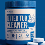 Jetted Tub Cleaner Tabs – 24 Pack Deep Cleaning Tablets for Jet Tubs, Whirlpool & Jacuzzi | Eco-Friendly, Septic-Safe Bathtub Cleaner