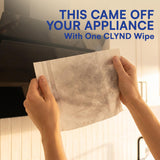 Stainless Steel Appliance Cleaner Wipes – Streak-Free Fingerprint & Grease Remover for Refrigerators, Ovens, & Chrome