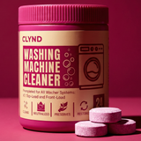 Washing Machine Cleaner Descaler Tablets – 24 Tabs | Deep Cleaning HE Washer Deodorizer & Eco-Friendly Descaler for Front & Top Load Machines