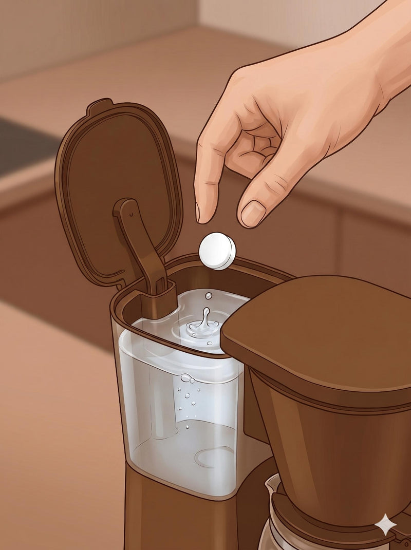 Place the Tablet in the Machine