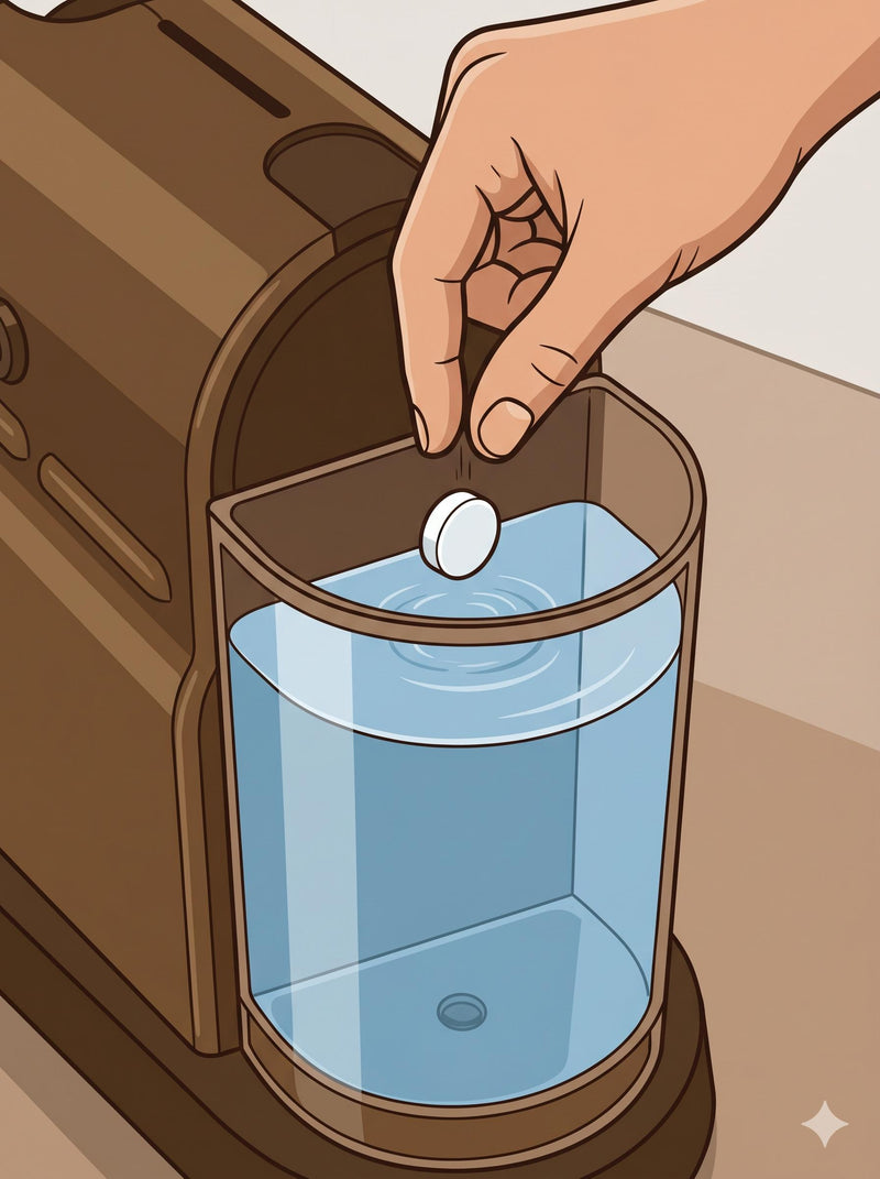 Place the Tablet in the Machine