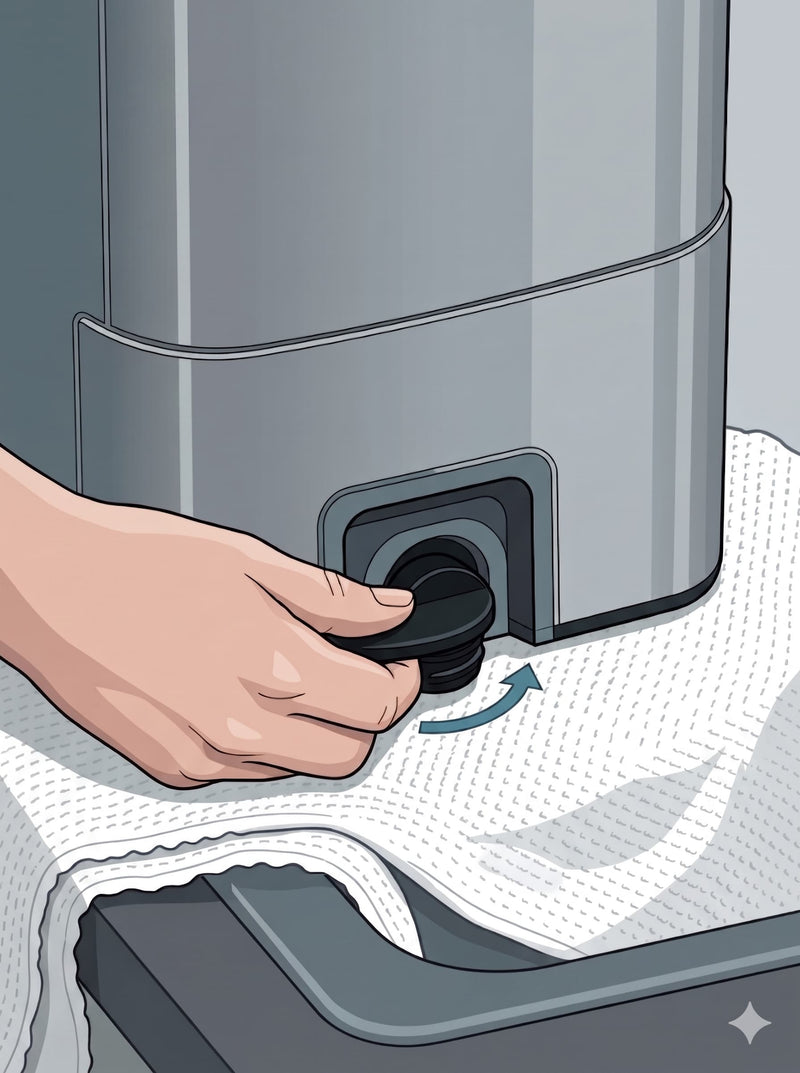 Re-seal the ice machine