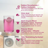 Washing Machine Cleaner Descaler Tablets – 24 Tabs | Deep Cleaning HE Washer Deodorizer & Eco-Friendly Descaler for Front & Top Load Machines