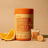 Garbage Disposal Cleaner and Deodorizer Tablets – 24 Pack | Natural Citrus Foaming Action Sink Drain Freshener – Septic Safe & Universal Fit