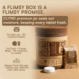 Universal Coffee Machine Cleaner & Descaler Tablets (24 Pack) – Compatible with Keurig, Nespresso, Ninja & Breville – Odorless Limescale Remover & Deep Cleaning Solution – Restores Taste & Extends Machine Life