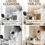 Universal Coffee Machine Cleaner & Descaler Tablets (24 Pack) – Compatible with Keurig, Nespresso, Ninja & Breville – Odorless Limescale Remover & Deep Cleaning Solution – Restores Taste & Extends Machine Life